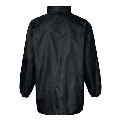 Black - Back - Duke Mens D555 Zac Packaway Kingsize Waterproof Jacket