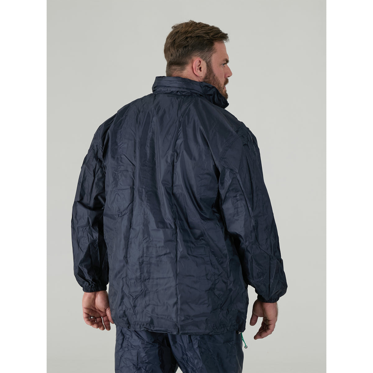 Navy - Lifestyle - Duke Mens D555 Zac Packaway Kingsize Waterproof Jacket