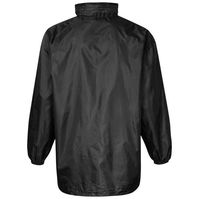 Black - Back - Duke Mens D555 Zac Packaway Kingsize Waterproof Jacket