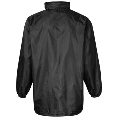 Black - Back - Duke Mens D555 Zac Packaway Kingsize Waterproof Jacket