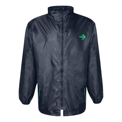 Navy - Side - Duke Mens D555 Zac Packaway Kingsize Waterproof Jacket