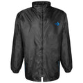 Black - Front - D555 Mens Zac Kingsize Packaway Weather Proof Rain Jacket