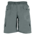 Grey - Back - Duke Mens D555 Nick Kingsize Cargo Shorts