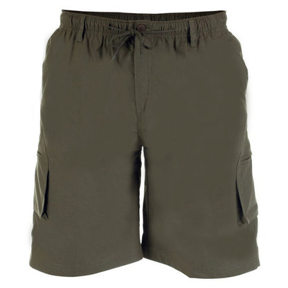 Khaki - Front - Duke Mens D555 Nick Kingsize Cargo Shorts