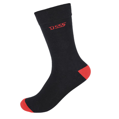 Blue-Red-Purple - Lifestyle - Duke Mens D555 Pheonix Cotton Kingsize Socks (Pack of 3)
