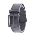 Black - Back - D555 Mens Ozzy Matte Leather Belt