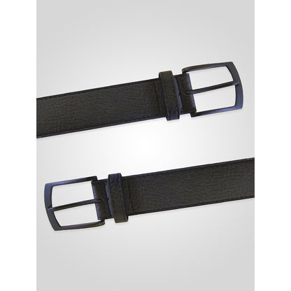 Black - Lifestyle - Duke Mens D555 Ozzy Matte Bonded Leather Belt
