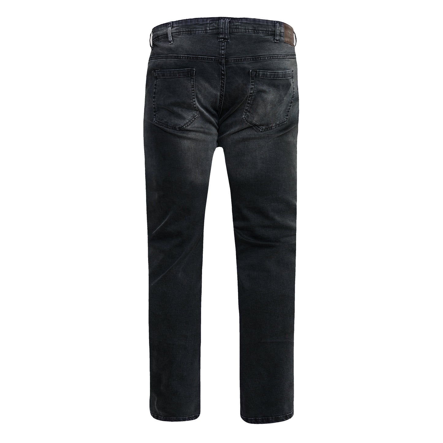 Grey - Back - Duke Mens D555 Benson Stretch Kingsize Jeans
