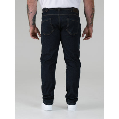 Indigo Denim - Side - Duke Mens D555 Cedric Stretch Kingsize Jeans