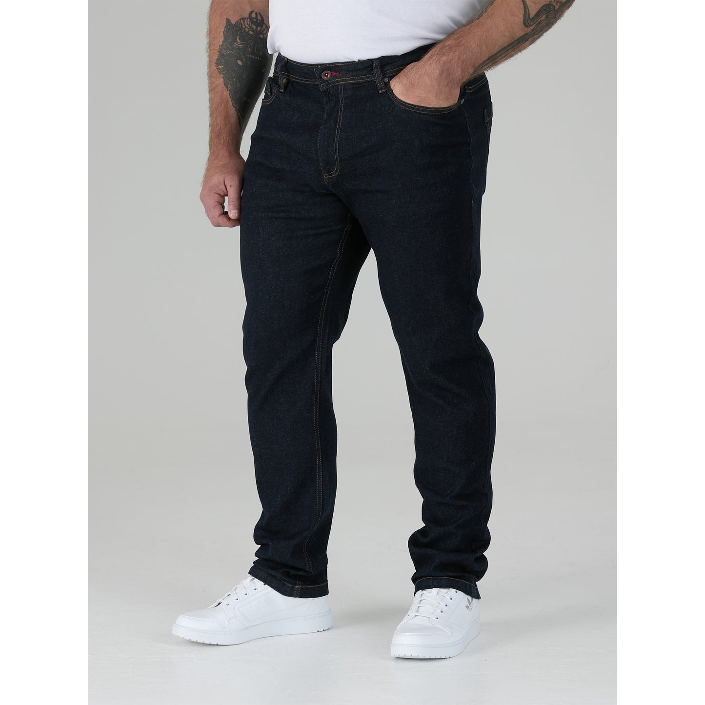 Indigo Denim - Lifestyle - Duke Mens D555 Cedric Stretch Kingsize Jeans