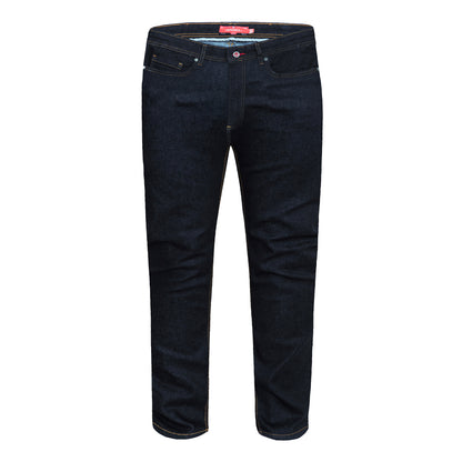 Indigo Denim - Front - Duke Mens D555 Cedric Stretch Kingsize Jeans
