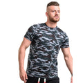 Storm Grey Camo - Back - D555 Mens Gaston Camouflage Short-Sleeved T-Shirt