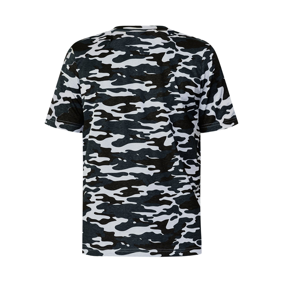 Storm Grey Camo - Back - Duke Mens D555 Gaston Camouflage Kingsize Short-Sleeved T-Shirt
