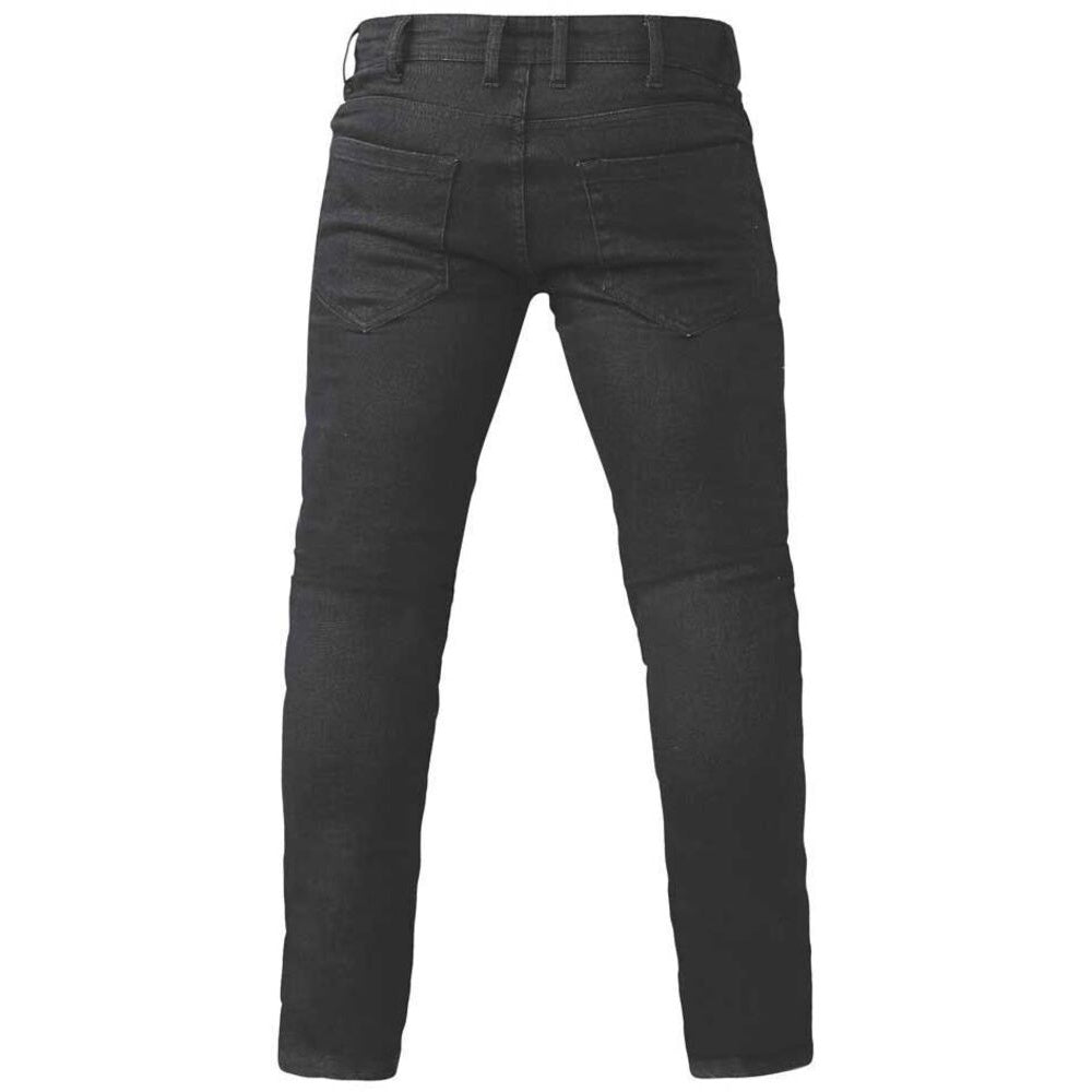 Black - Back - Duke Mens D555 Claude Stretch Stretch Kingsize Jeans