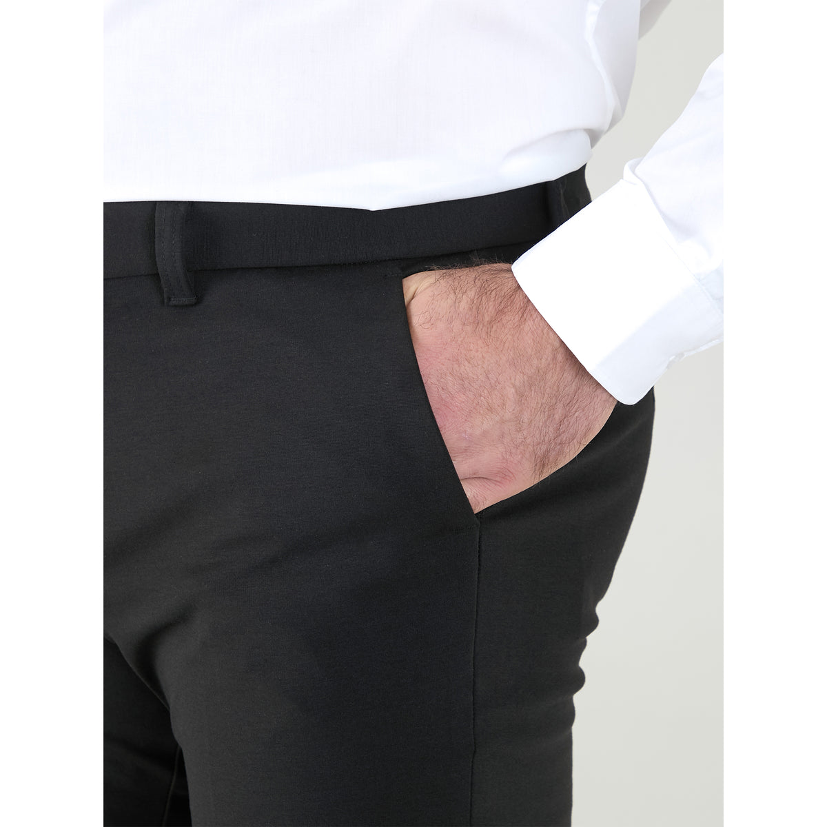 Black - Pack Shot - Duke Mens D555 Yarmouth Trousers