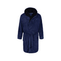 Navy - Front - Duke Mens D555 Newquay Hooded Kingsize Dressing Gown