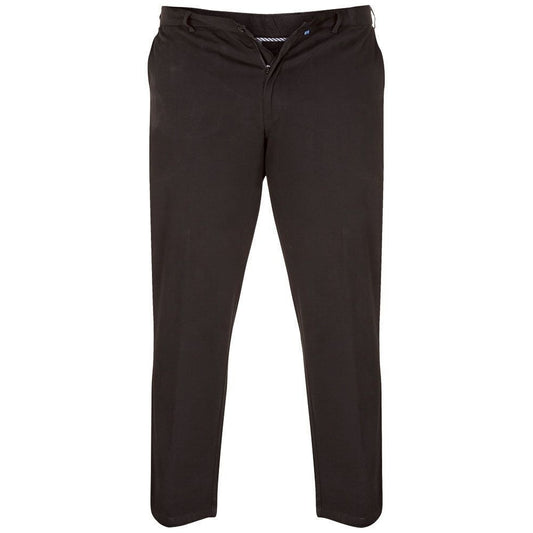 Black - Front - Duke Mens D555 Bruno Kingsize Chinos