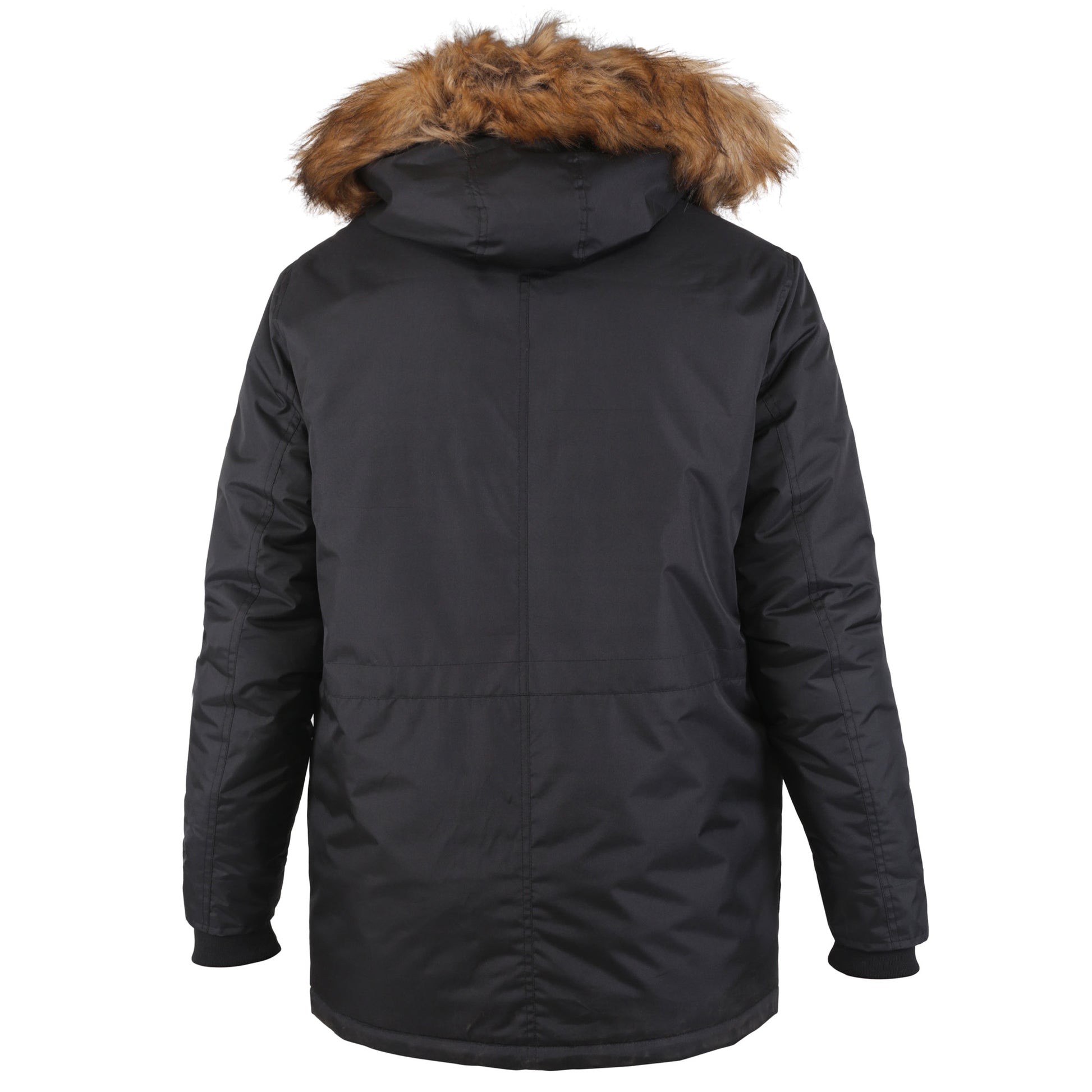 Black - Back - Duke Mens D555 Lovett Kingsize Parka
