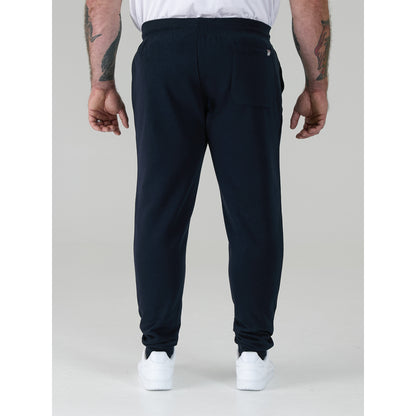 Navy - Lifestyle - Duke Mens D555 Brandon Cuffed Kingsize Jogging Bottoms