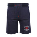 Denim Marl - Front - D555 Mens Harlow 1 Loop Back Kingsize Shorts