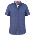 Navy - Front - D555 Mens Stratford 2 Kingsize Short-Sleeved Shirt