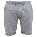 Grey - Front - D555 Mens Newgate Oxford Shorts