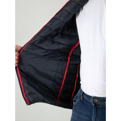 Navy - Pack Shot - Duke Mens D555 Rowland Kingsize Puffer Jacket