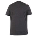 Charcoal - Lifestyle - D555 Mens Hemford Skyline Marl Kingsize T-Shirt