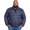 Navy - Side - D555 Mens Limehouse 1 Kingsize Padded Jacket