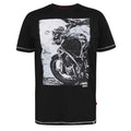 Black - Front - D555 Mens Pinewood Kingsize Bike T-Shirt