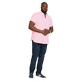 Pink - Pack Shot - Duke Mens D555 James Oxford Kingsize Short-Sleeved Shirt