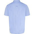 Sky Blue - Back - D555 Mens James Oxford Kingsize Short-Sleeved Shirt
