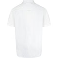 White - Back - D555 Mens James Oxford Kingsize Short-Sleeved Shirt