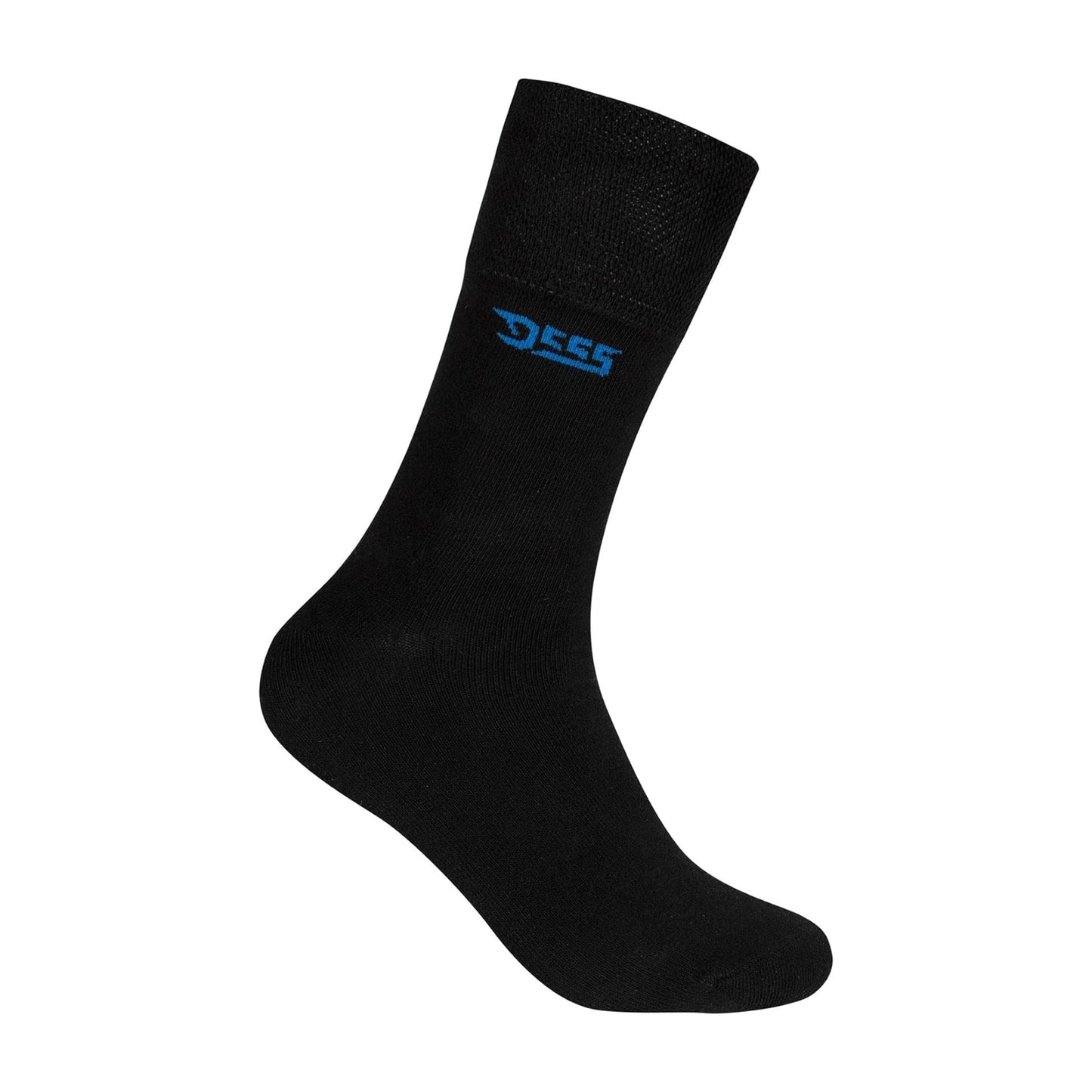 Black - Back - Duke Mens D555 Harold Extra Wide Socks (Pack of 3)