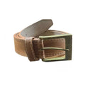 Tan - Back - Duke Mens Dylan D555 Leather Belt