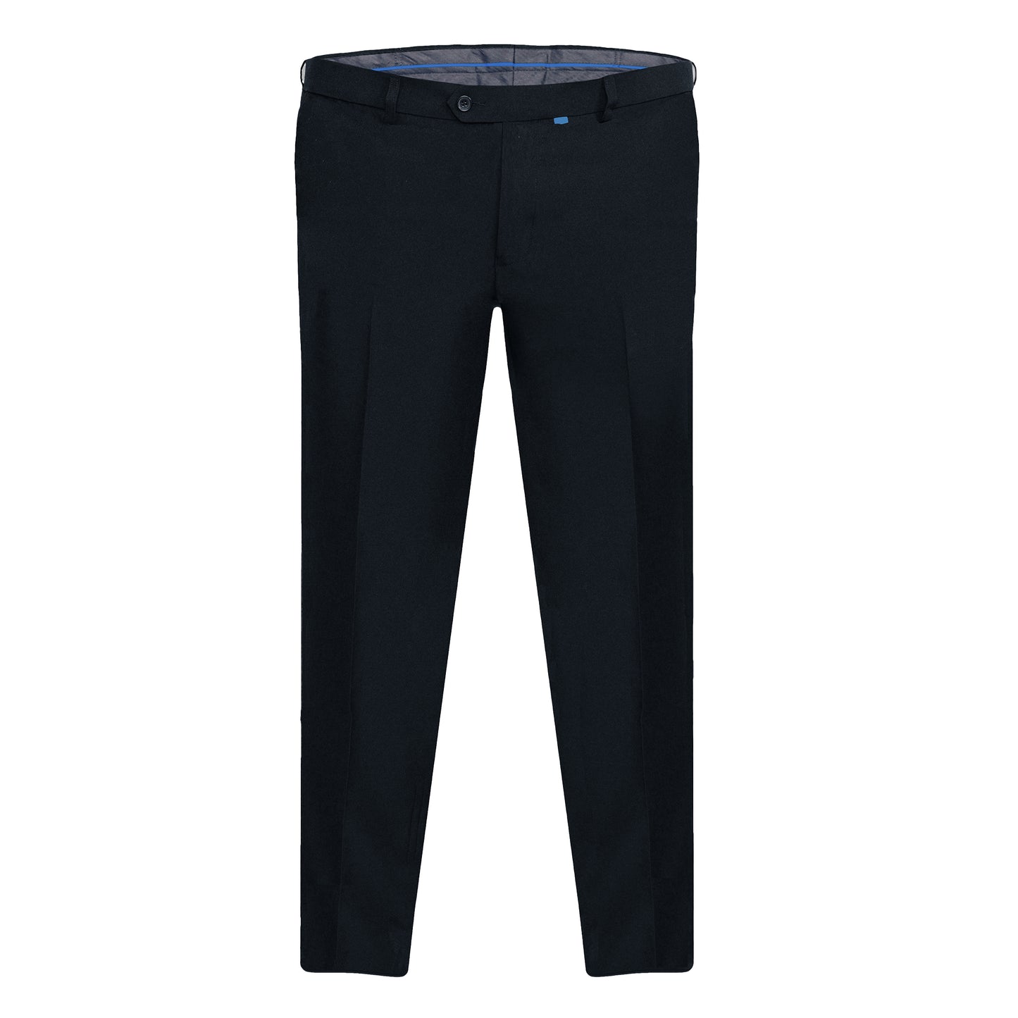 Navy - Front - Duke Mens D555 Max Adjustable Waist Kingsize Trousers