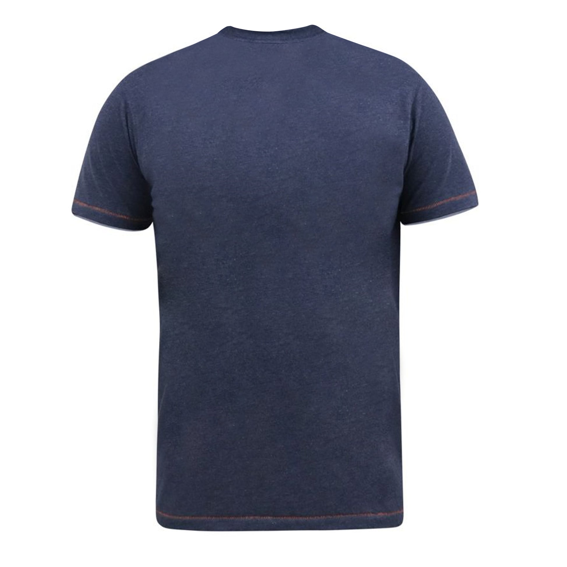 Navy Marl - Back - Duke Mens D555 Scampton Superman T-Shirt
