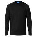 Black - Front - Duke Mens D555 Jovanni 1 Crew Neck Kingsize Sweatshirt