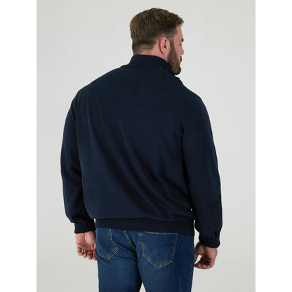 Navy - Lifestyle - Duke Mens D555 Franco 2 Knitted Full Zip Kingsize Sweatshirt