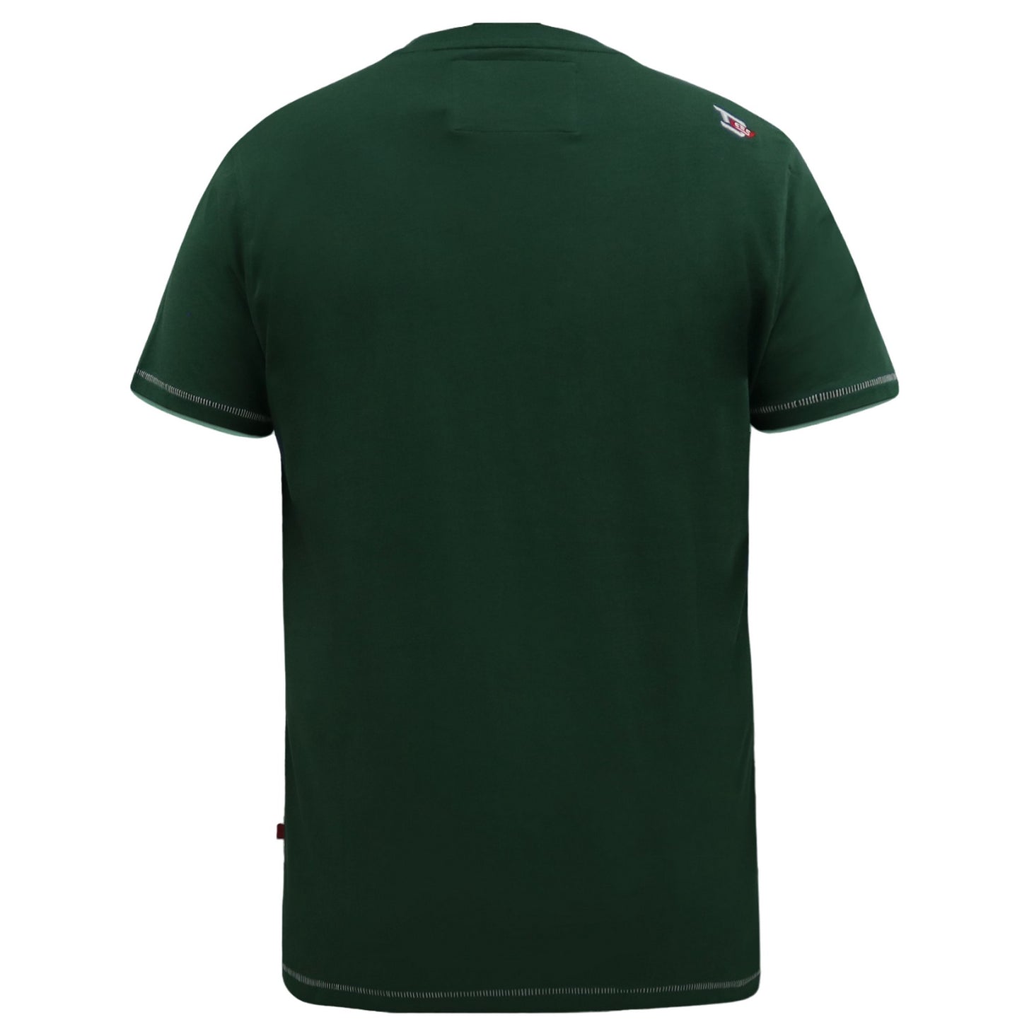 Green - Back - Duke Mens D555 Parnwell California Athletics Printed T-Shirt