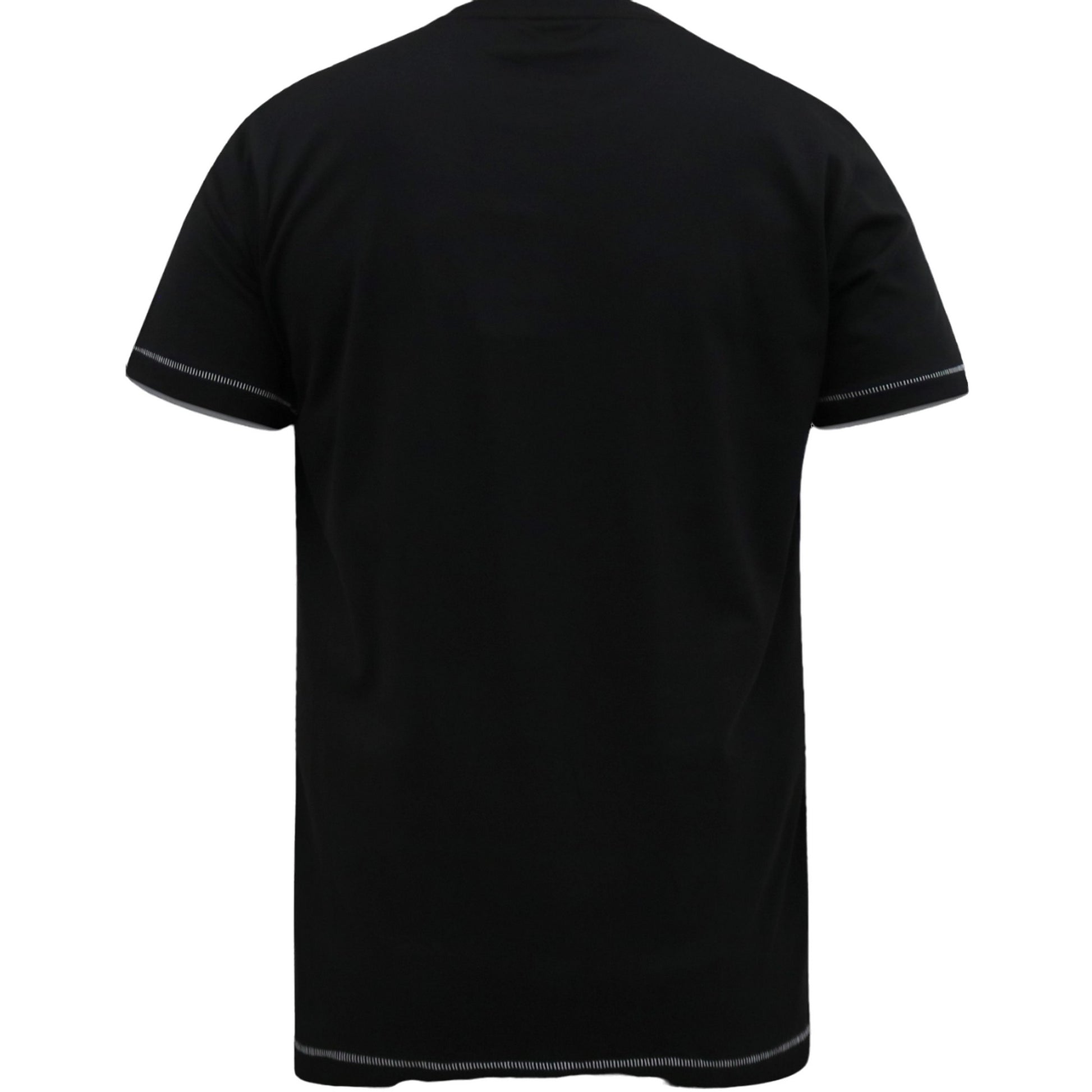 Black - Back - Duke Mens D555 Robin Batman Standard T-Shirt