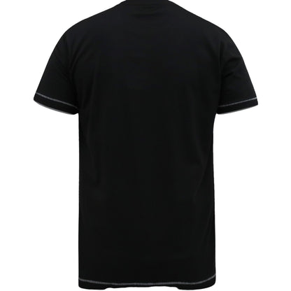 Black - Back - Duke Mens D555 Robin Batman Standard T-Shirt