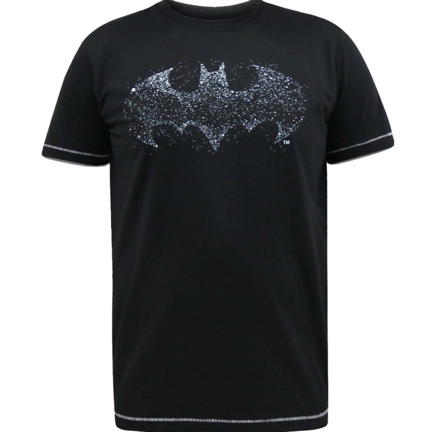 Black - Front - Duke Mens D555 Robin Batman Standard T-Shirt