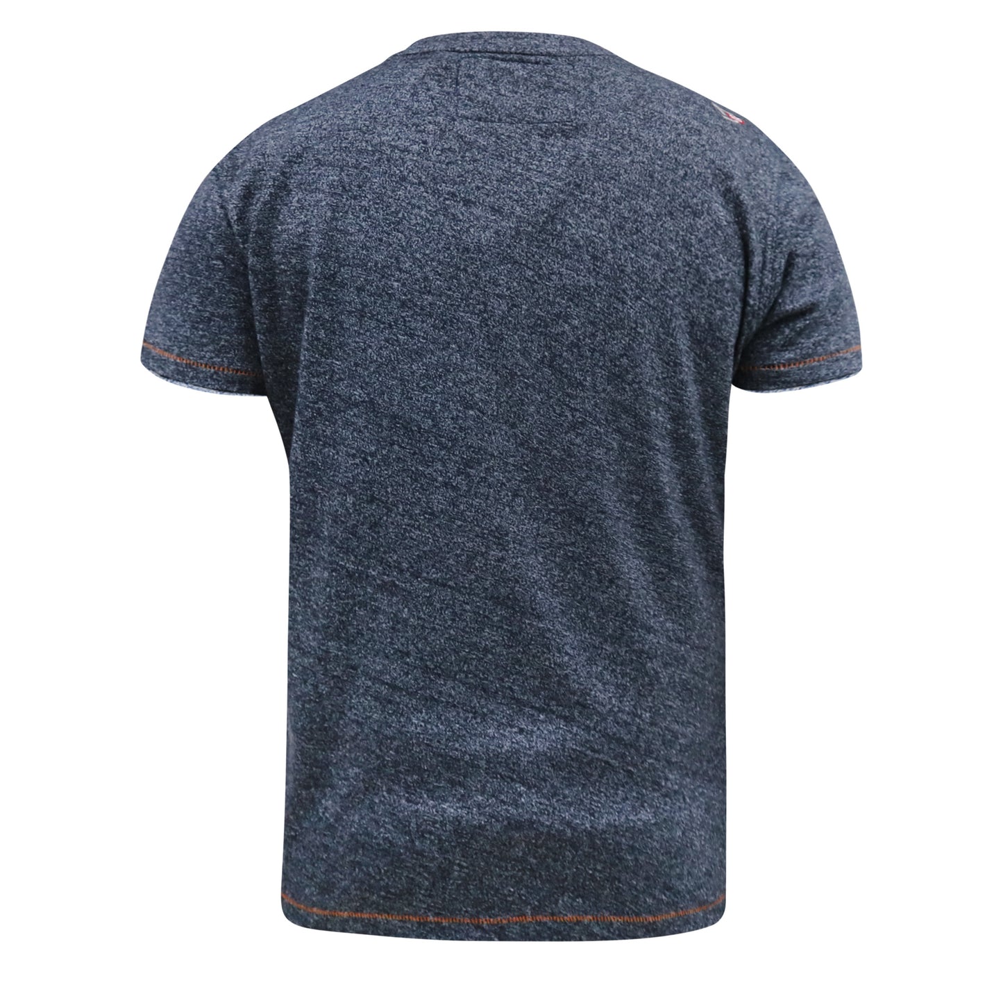 Navy - Back - Duke Mens D555 Apsey Cassette Tape Standard T-Shirt