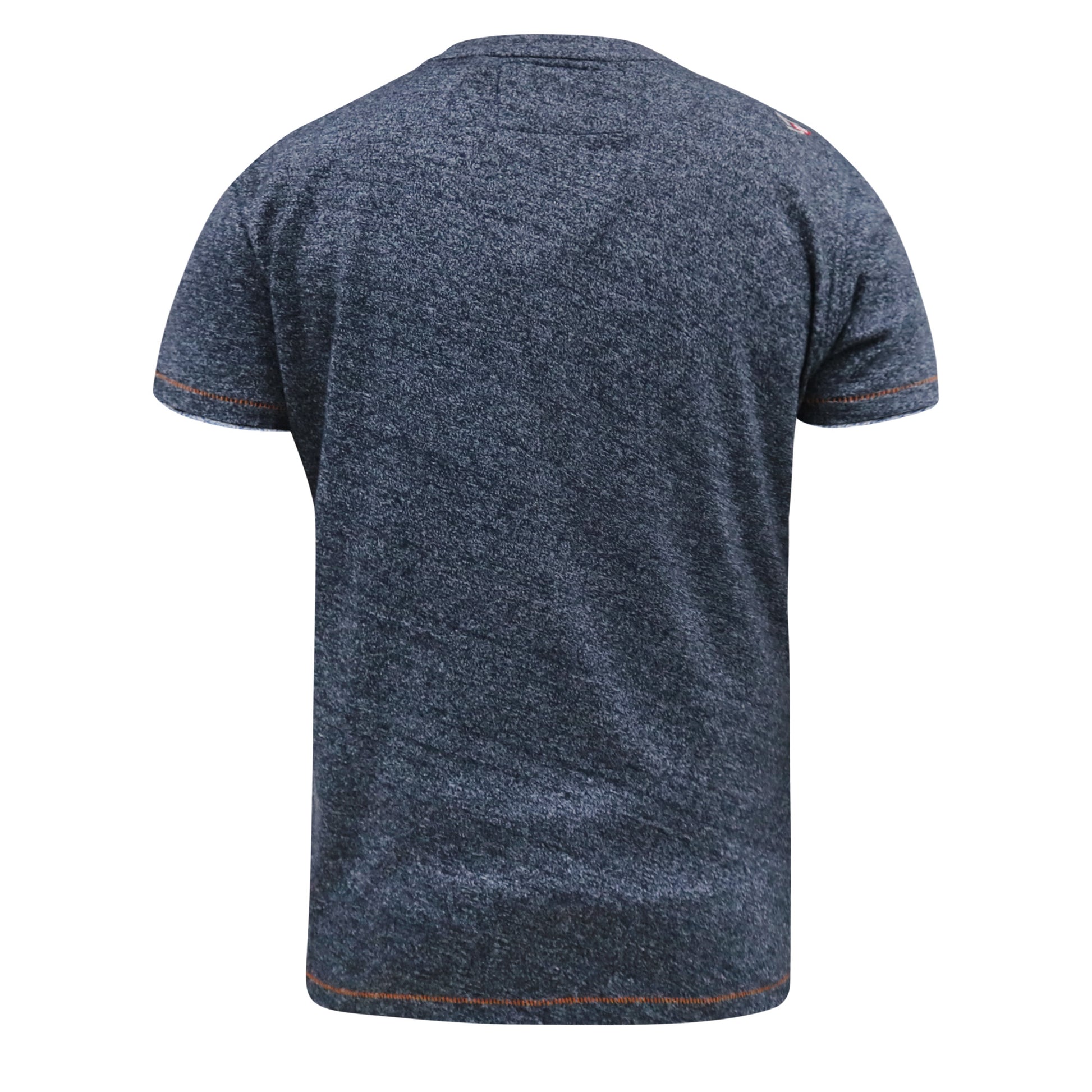 Navy - Back - Duke Mens D555 Apsey Cassette Tape Standard T-Shirt