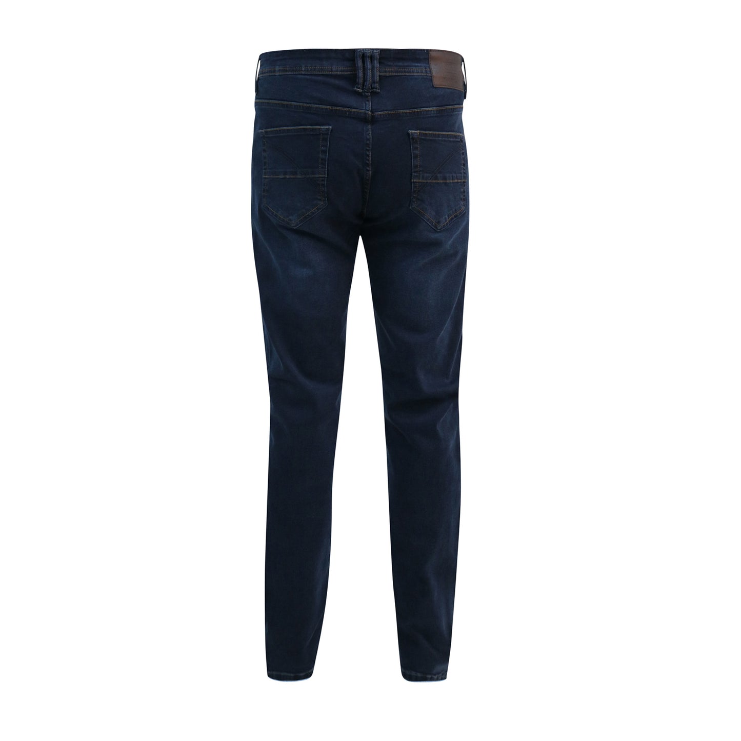 Dark Navy Wash - Back - Duke Mens D555 Springfield Stretch Jeans