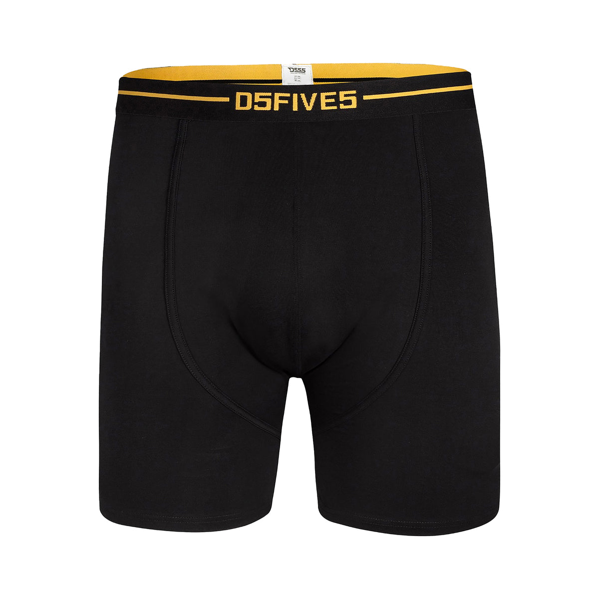 Black - Lifestyle - Duke Mens D555 Sylvester Printed Stretch Kingsize Boxer Shorts (Pack Of 3)