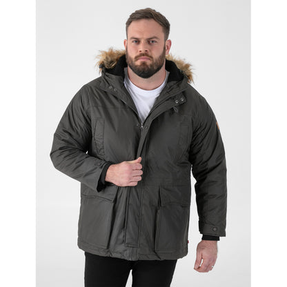 Khaki Grey - Side - Duke Mens D555 Lovett 1 Jacket