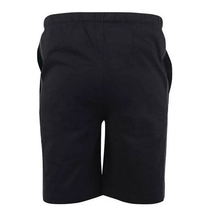 Black-Charcoal - Back - Duke Mens D555 Ryan Elasticated Waist Kingsize Jersey Shorts (Pack of 2)