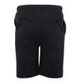 Black-Charcoal - Back - Duke Mens D555 Ryan Elasticated Waist Kingsize Jersey Shorts (Pack of 2)